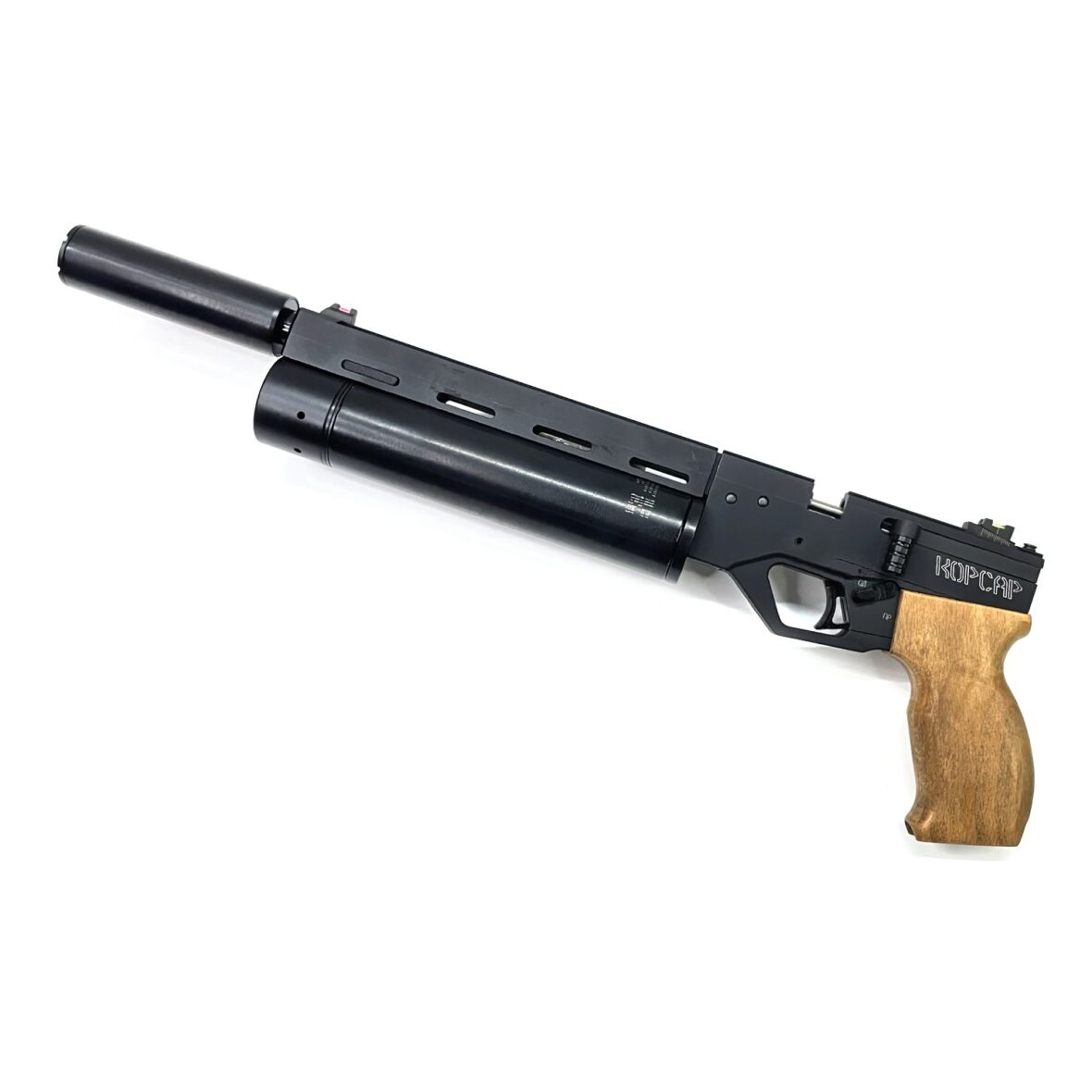 Пневматический пистолет Krugergun Корсар 5.5 мм (240 мм, d42, с манометром, дерево) 3Дж