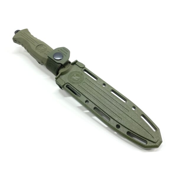 Нож НР-18 Кизляр эластрон Blackwash олива (03190_014306)