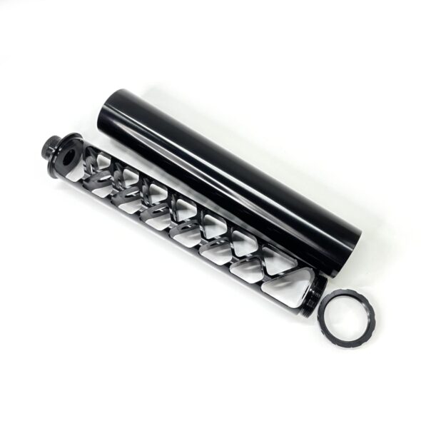 Саунд-модератор 15 камер для пневматики до 7 мм .22LR (1/2” UNF -20)