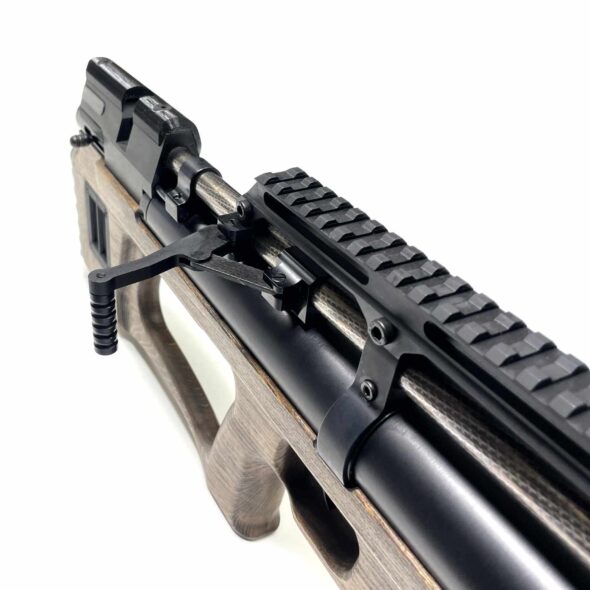 Пневматическая винтовка Krugergun Снайпер Буллпап 6.35 мм (500 мм. резервуар 510. передний взвод. редуктор. дерево)
