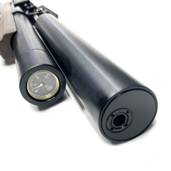 Пневматическая винтовка Krugergun Снайпер Буллпап 6.35 мм (500 мм. резервуар 510. передний взвод. редуктор. дерево)