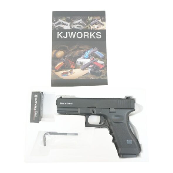 Страйкбольный пистолет KJW KP-17 Glock G17 CO₂ Black, металл. затвор (KP-17.CO2)