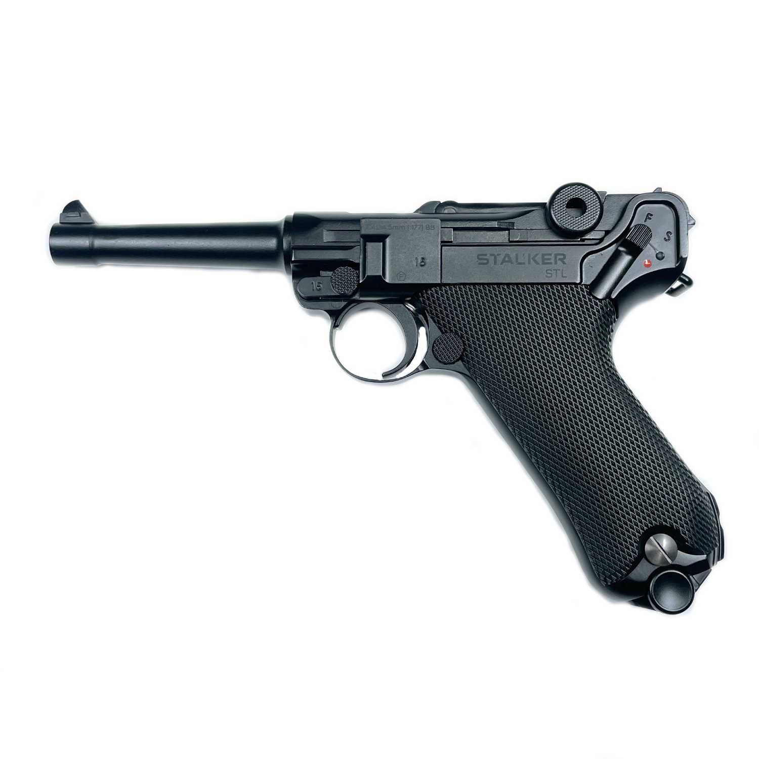 Пневматический пистолет Stalker STL 4.5 мм (Luger P08 Blowback)