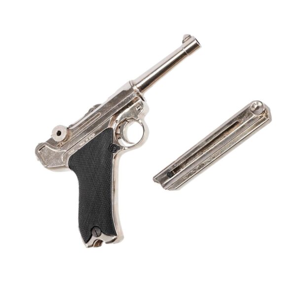 Макет пистолета Denix D7/8143 Luger P08 (ММГ, Германия, 1898 г, никель)