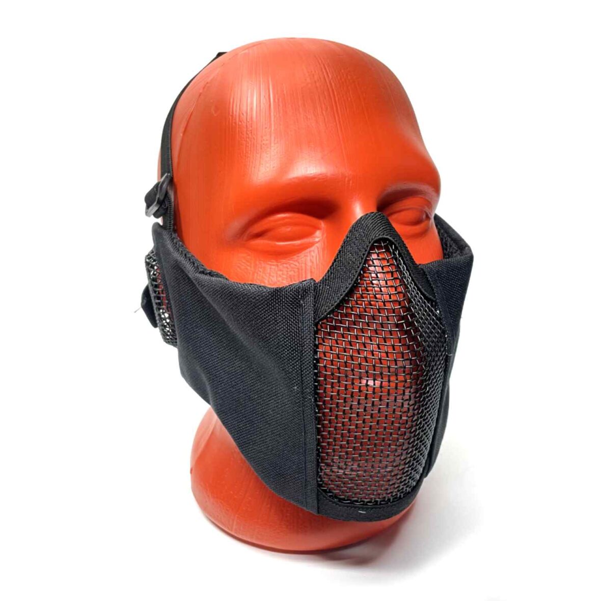 Маска на нижнюю часть лица с защитой ушей AS-MS0086 (Black)