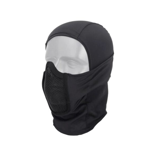 Маска защитная Tactical Multi Hood Full Face Shadow Fighter AS-MS0156B (черная)
