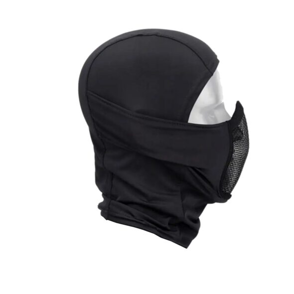 Маска защитная Tactical Multi Hood Full Face Shadow Fighter AS-MS0156B (черная)