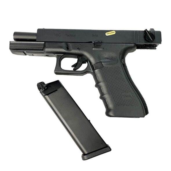 Страйкбольный пистолет WE Glock 18C Gen.4 GGBB (GP617B)