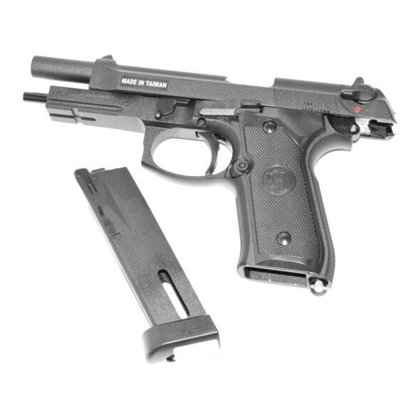 Страйкбольный пистолет KJW Beretta M9A1 CO₂ GBB Black (M9A1.CO2)