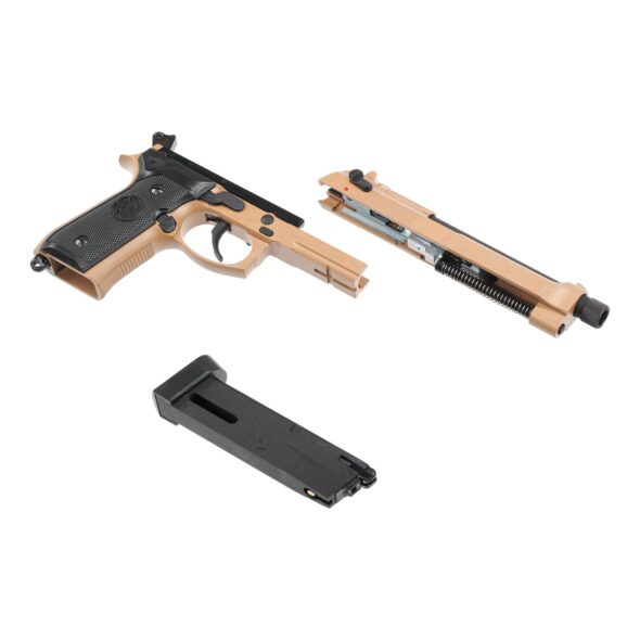 Страйкбольный пистолет KJW Beretta M9A1 TBC CO₂ Tan (M9A1-TBC.CO2 TAN)