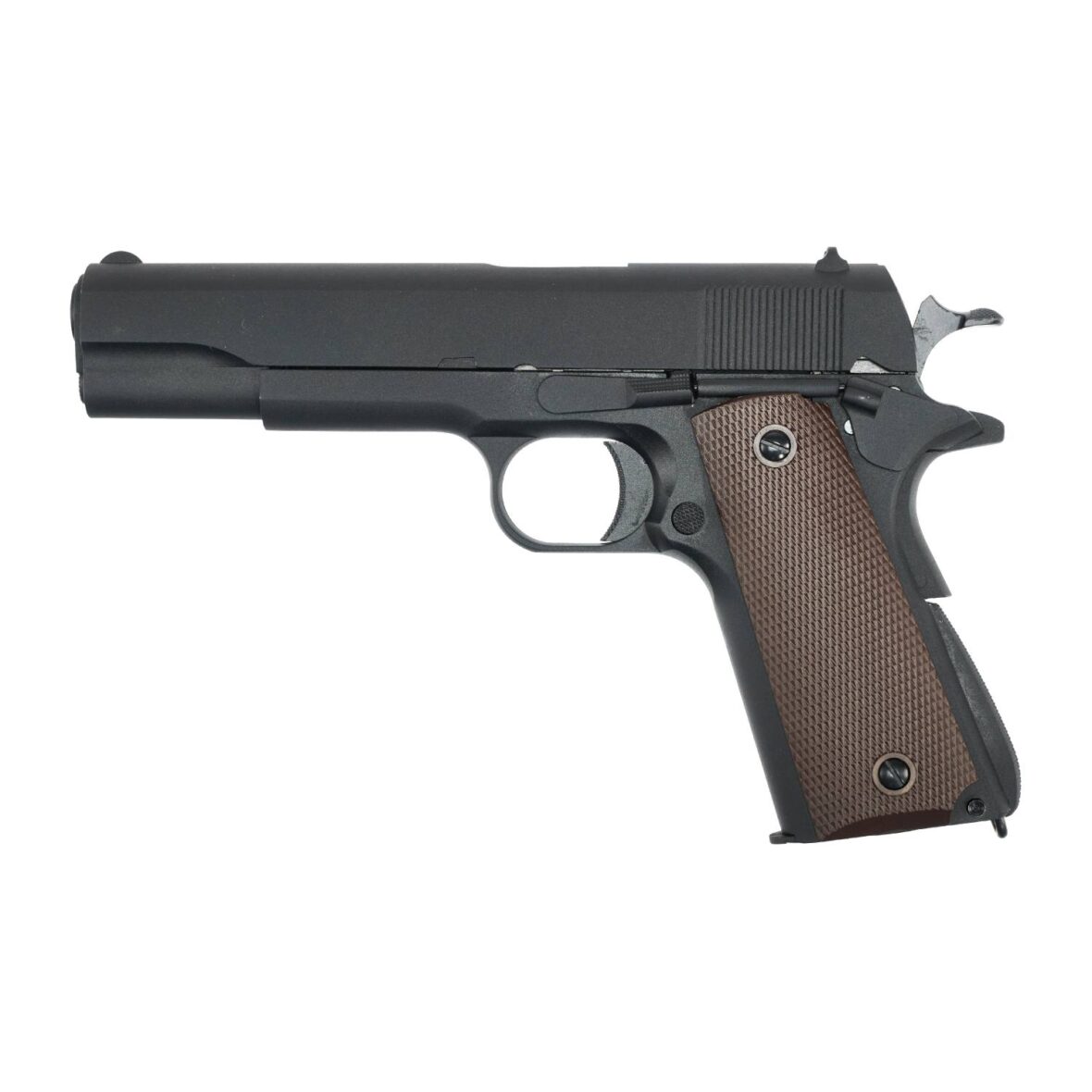 Страйкбольный пистолет KJW Colt M1911A1 Gas GBB Black (1911.GAS)