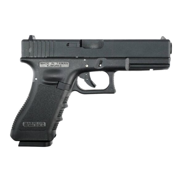 Страйкбольный пистолет KJW KP-18 Glock G18 Gas Black металл затвор авто (KP-18GAS)