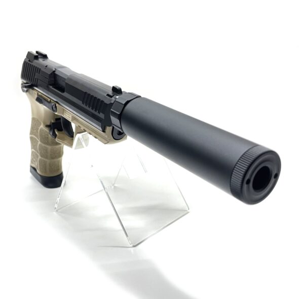 Страйкбольный пистолет Tokyo Marui HK45 Tactical GBB Black/Tan