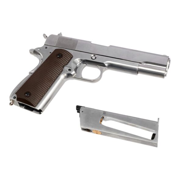Страйкбольный пистолет WE Colt M1911A1 Gen 2 Silver CO2 (WE-E017C-SV)
