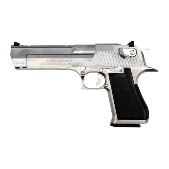 Страйкбольный пистолет WE Desert Eagle silver Gas (WE-090510)