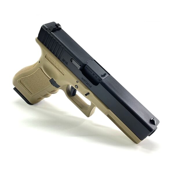 Страйкбольный пистолет WE Glock-17 Gen.3 Tan (WE-G001A-TN)