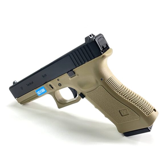 Страйкбольный пистолет WE Glock-17 Gen.3 Tan (WE-G001A-TN)
