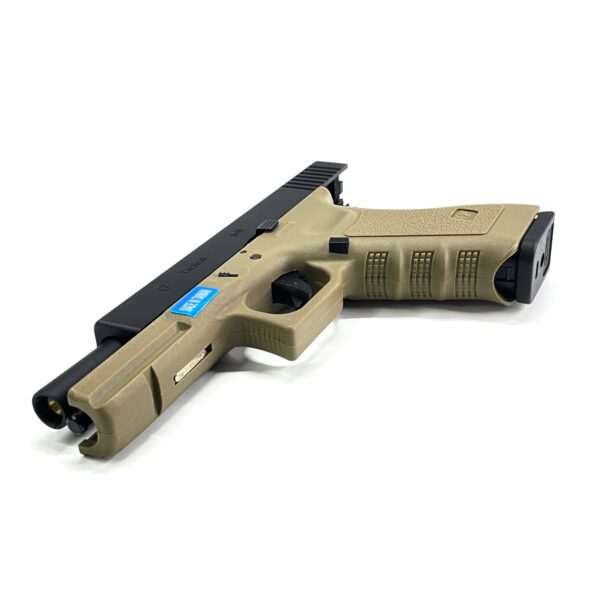 Страйкбольный пистолет WE Glock-17 Gen.3 Tan (WE-G001A-TN)