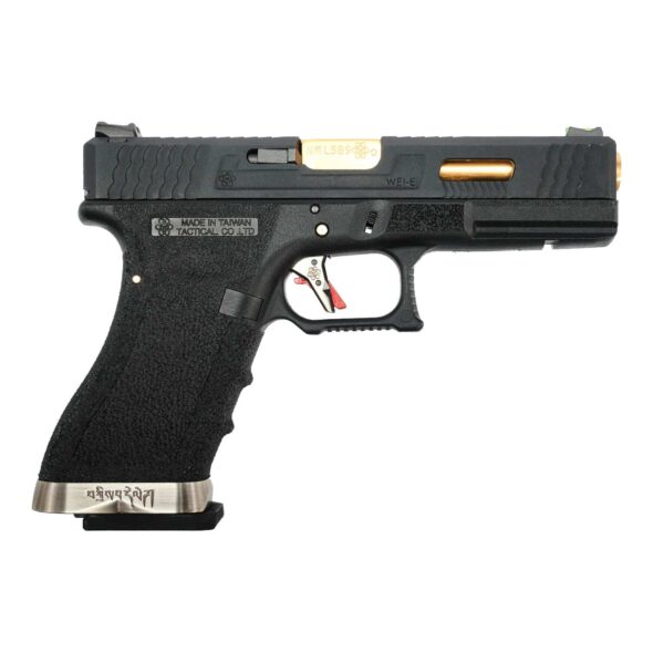 Страйкбольный пистолет WE Glock 18 G-Force Gas черный (WE-G002WET-2)