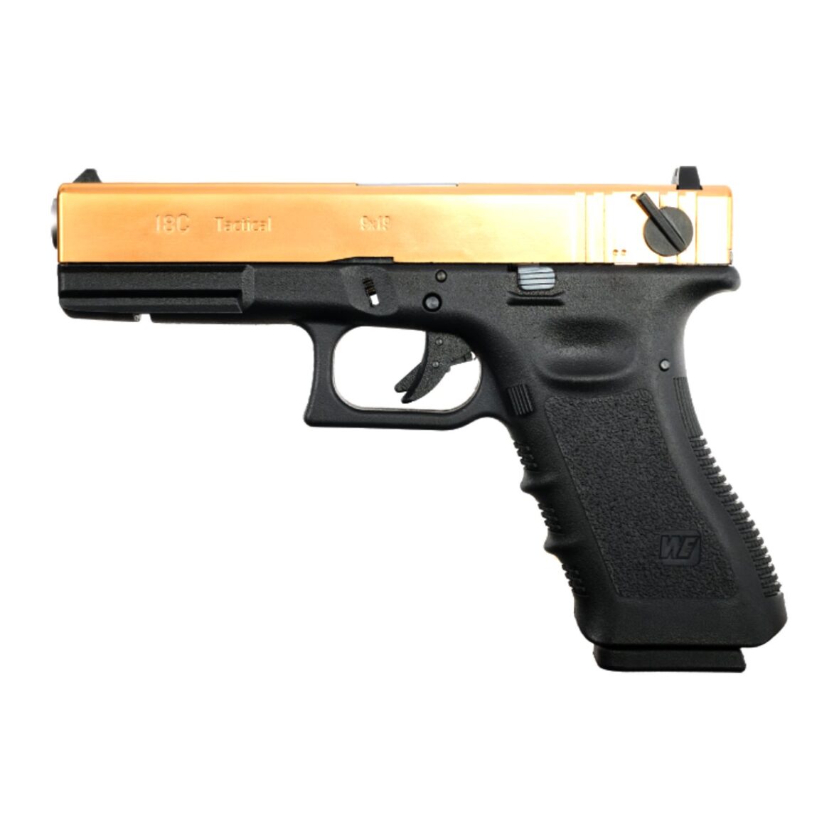 Страйкбольный пистолет WE Glock-18 Gen.3 Titanium Gold (WE-G002A-TG)
