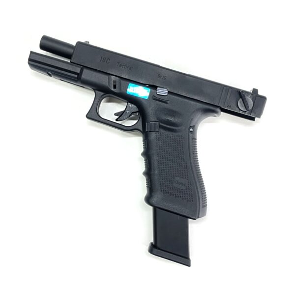 Страйкбольный пистолет WE Glock-18 Gen.4 сменные накладки (WE-G002B-BK)