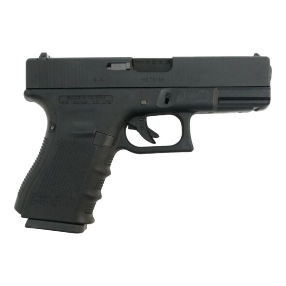 Страйкбольный пистолет WE Glock-19 Gen.4, сменные накладки (WE-G003B-BK)