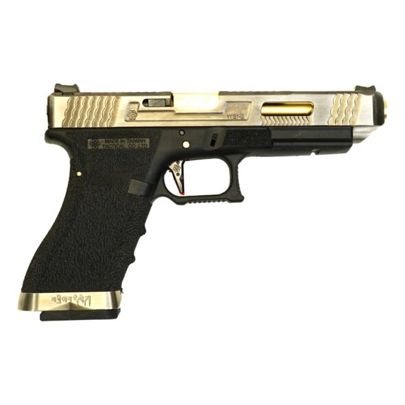 Страйкбольный пистолет WE Glock-34 G-Force Titanium Gold (WE-G008WET-TG)