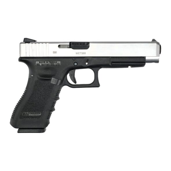 Страйкбольный пистолет WE Glock-34 Gen.3 Silver (WE-G008A-SV)