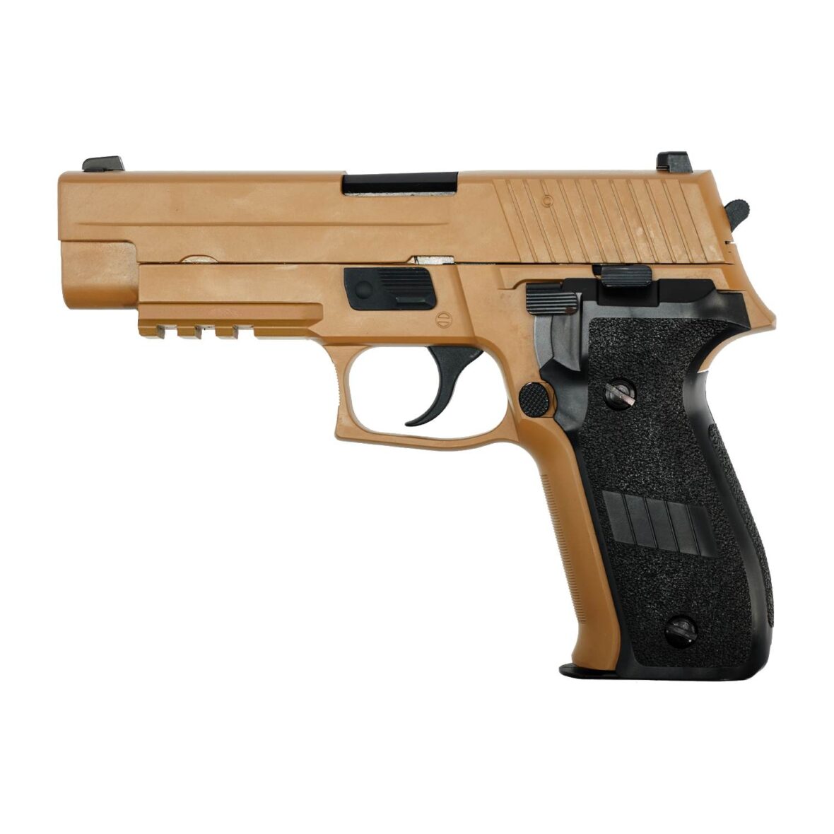 Страйкбольный пистолет WE SIG Sauer P-226 MK25 GBB Gas Tan (WE-F003-TAN)