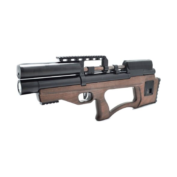 Пневматическая винтовка Krugergun 5.5 мм Снайпер Bullpup (300 мм. передний взвод. редуктор. высокий мостик. дерево)