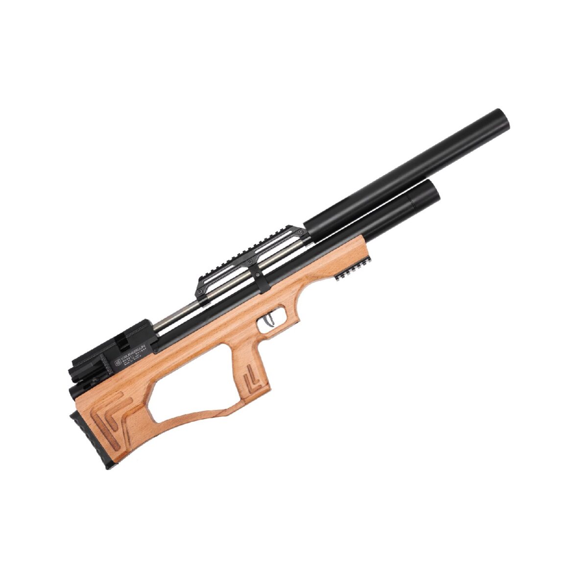 Пневматическая винтовка Krugergun Снайпер Буллпап 6.35 мм (580 мм. резервуар 510. редуктор. дерево L)
