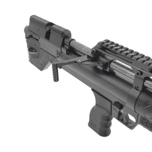 Пневматическая винтовка Krugergun Снайпер 5.5 мм Буллпап (580 мм. резервуар 510. прямоток. передний взвод. пластик)