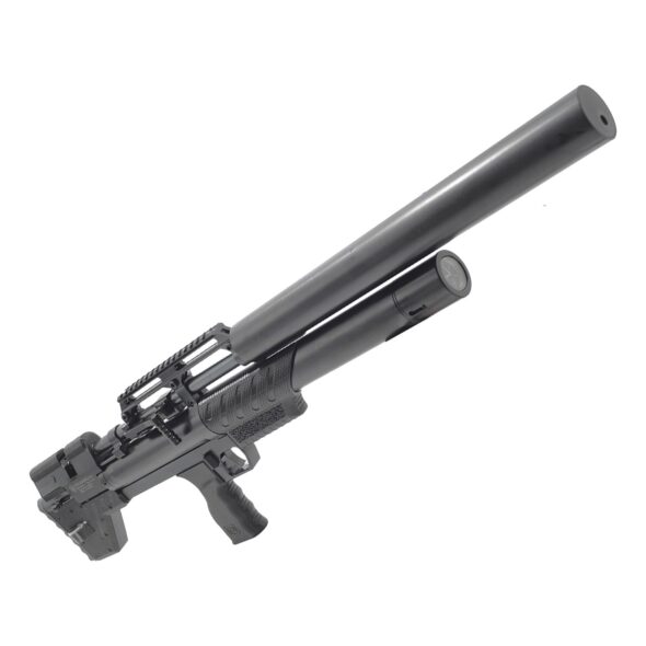 Пневматическая винтовка Krugergun Снайпер 5.5 мм Буллпап (580 мм. резервуар 510. прямоток. передний взвод. пластик)