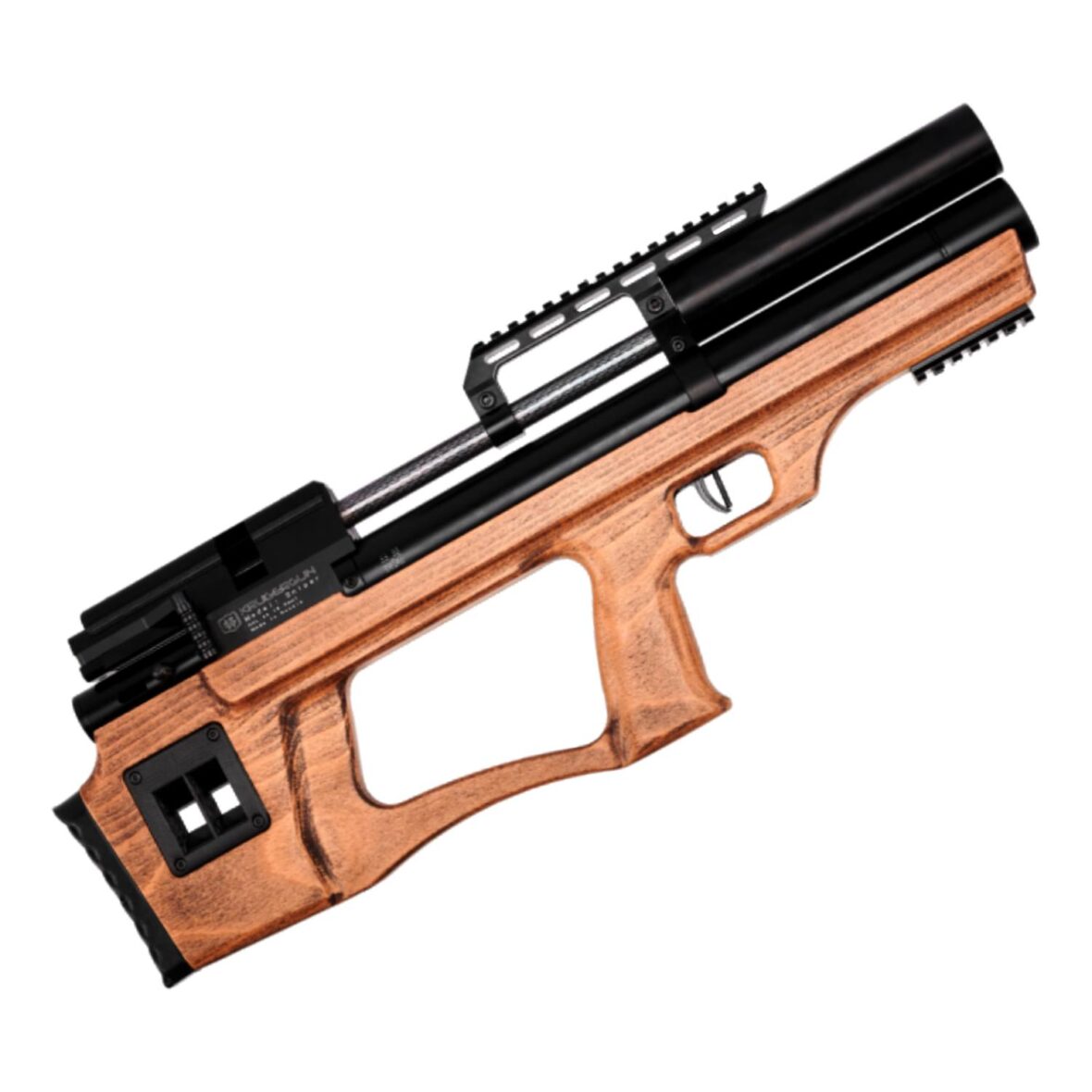 Пневматическая винтовка Krugergun Снайпер Буллпап 6.35 мм (300 мм. прямоток. высокий мостик. дерево)
