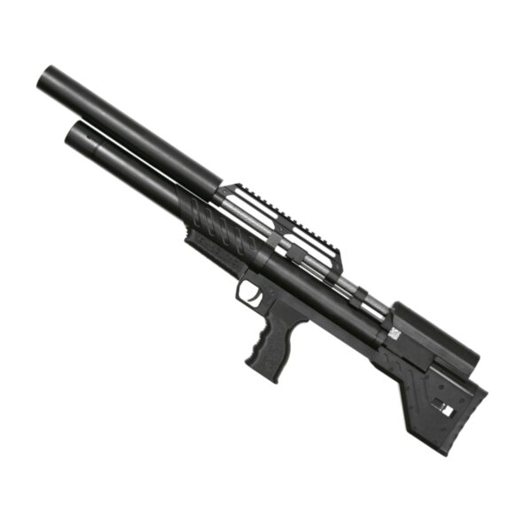Пневматическая винтовка Krugergun Снайпер 5.5 мм Bullpup (500 мм. резервуар 430. редуктор. передний взвод. пластик)
