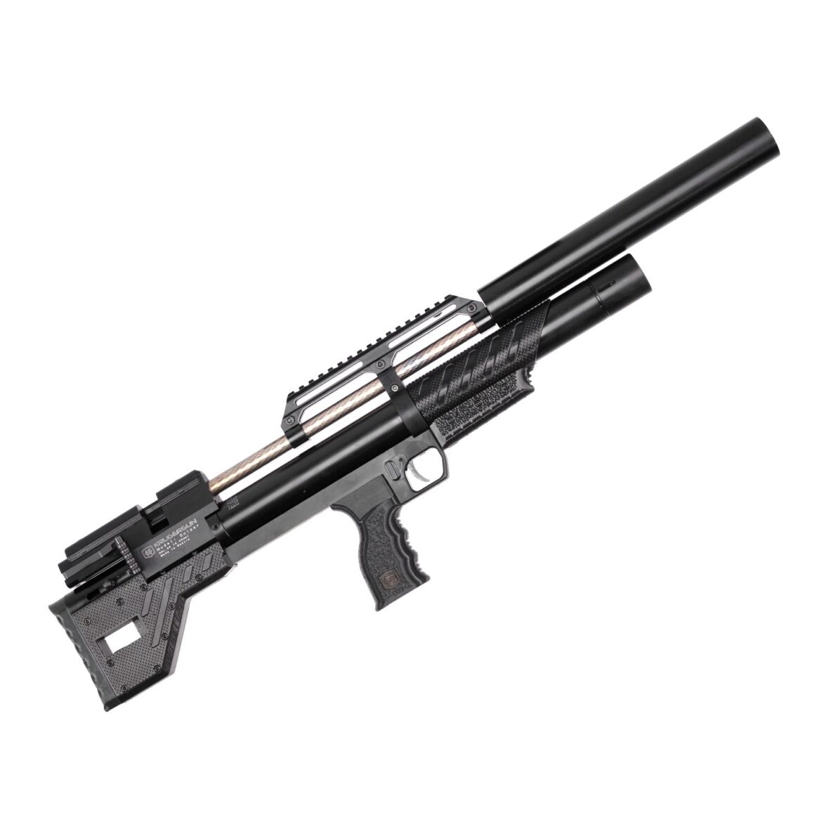 Пневматическая винтовка Krugergun Снайпер 5.5 мм Буллпап (500 мм. прямоток. пластик. резервуар 430)