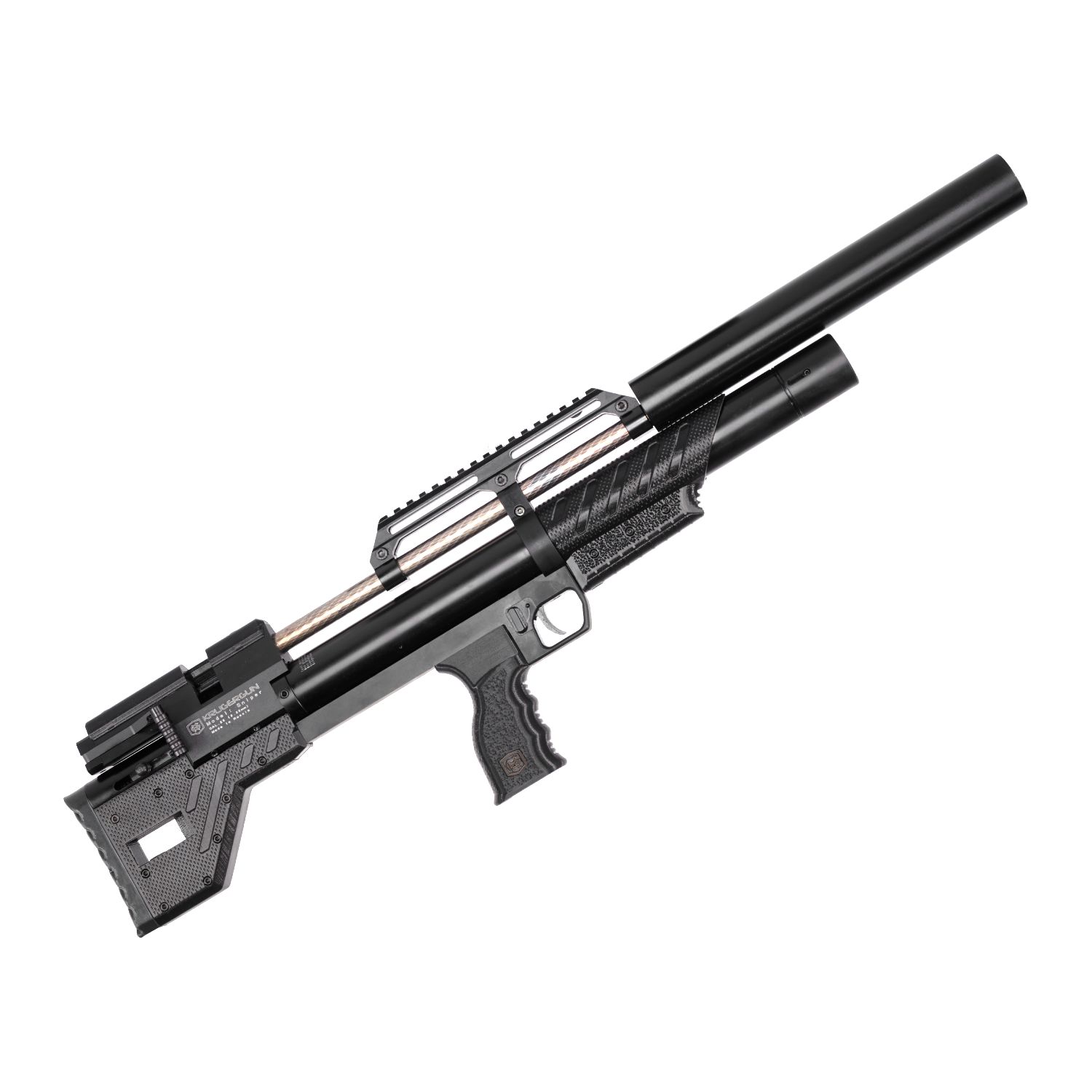 Пневматическая винтовка Krugergun Снайпер 5.5 мм Буллпап (500 мм. прямоток. пластик. резервуар 430)
