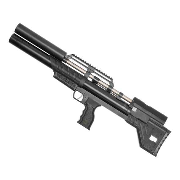 Пневматическая винтовка Krugergun Снайпер 5.5 мм Буллпап (420 мм. резервуар 510. взвод передний. редуктор. пластик)