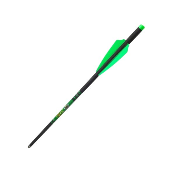 Стрела арбалетная карбоновая Centershot Toxic Carbon 16" Half Moon Nock (JKTJ-C04001-FC)