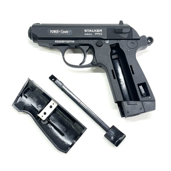 Пневматический пистолет Stalker PPKS 4.5 мм (Walther PPK/S Blowback)
