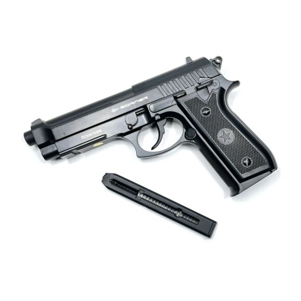 Страйкбольный пистолет Borner 92M (Beretta) CO₂ 6 мм