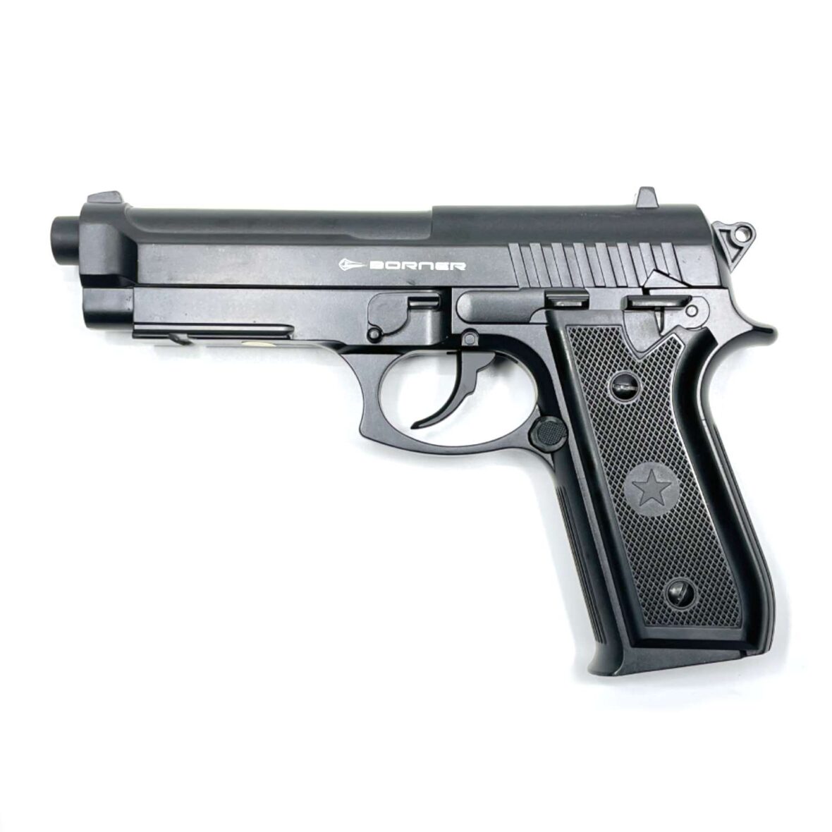 Страйкбольный пистолет Borner 92M (Beretta) CO₂ 6 мм