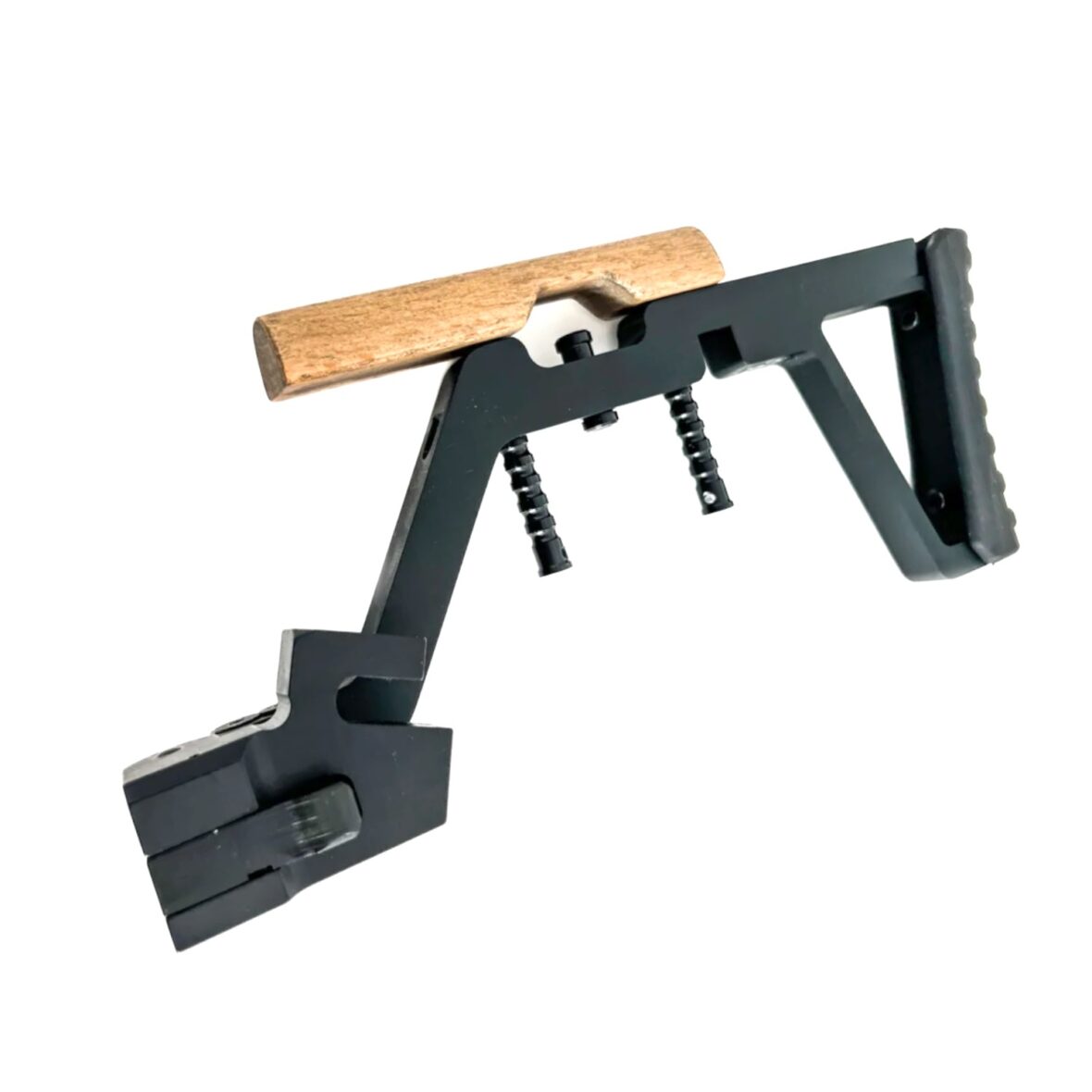 Скелетный складной приклад KrugerGun для пистолетов Корсар (дерево) с адаптером