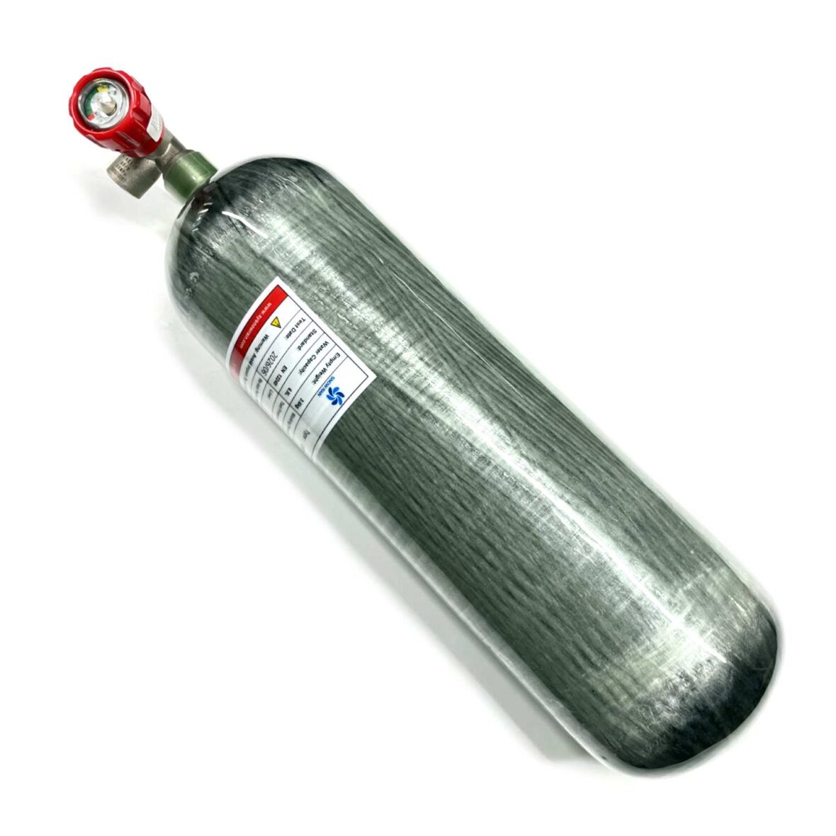 Колба для PCP Баллон высокого давления 6.8л с манометром Резьба M18*1.5