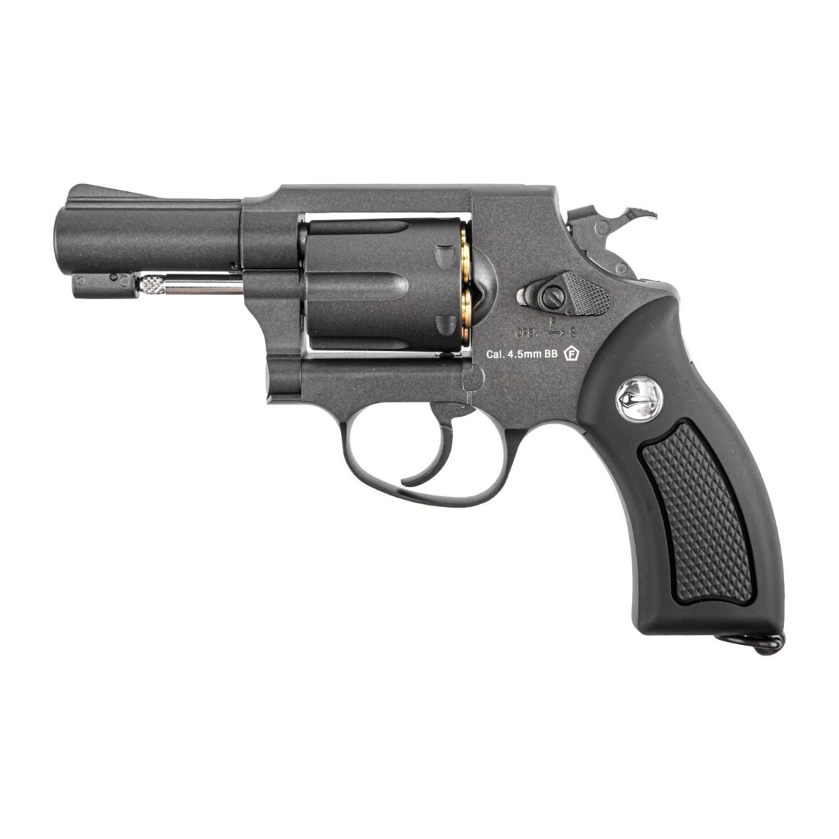 Пневматический револьвер Borner 731-B (Smith Wesson 2.5″) Black