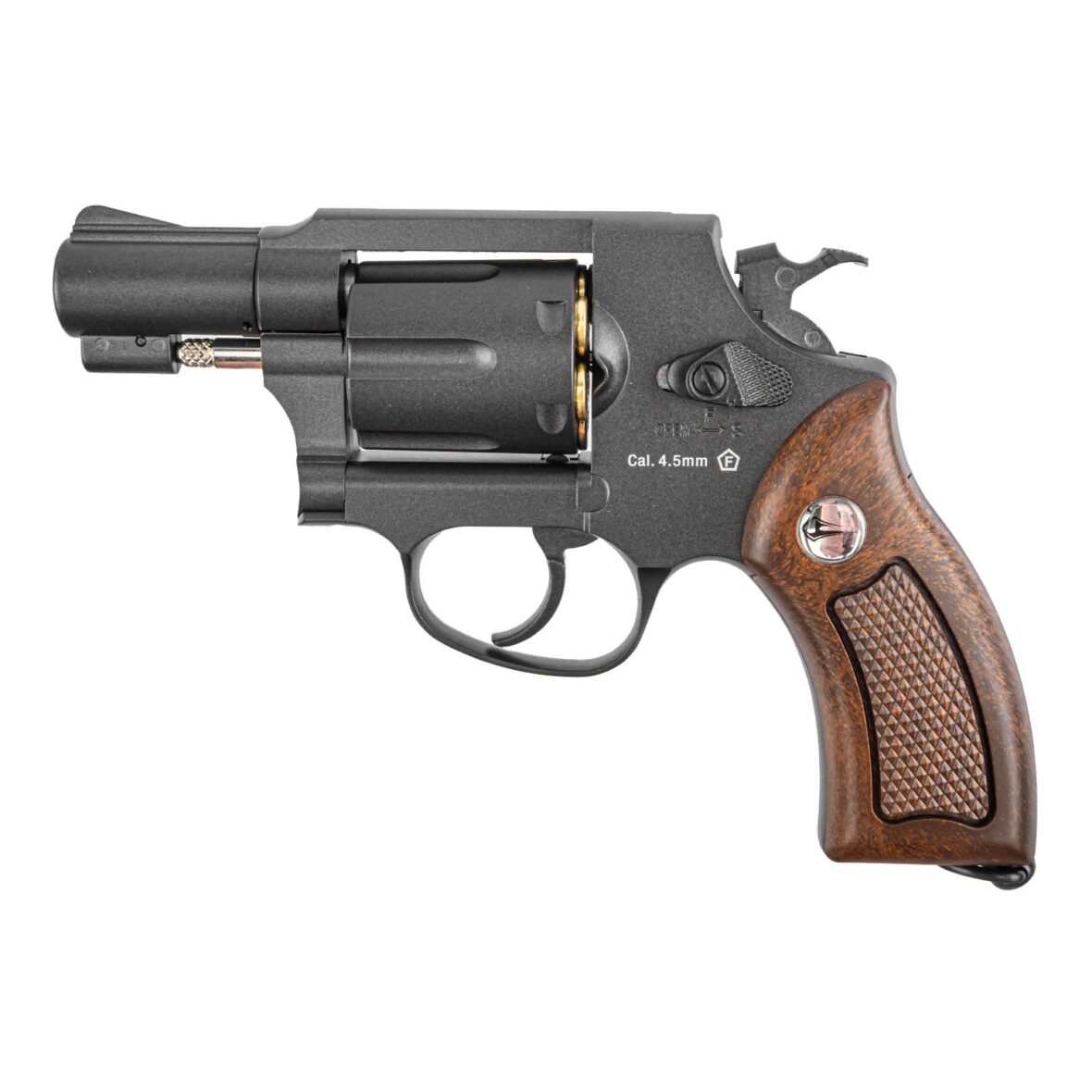 Пневматический револьвер Borner 733-B (Smith Wesson 2.5″) Black
