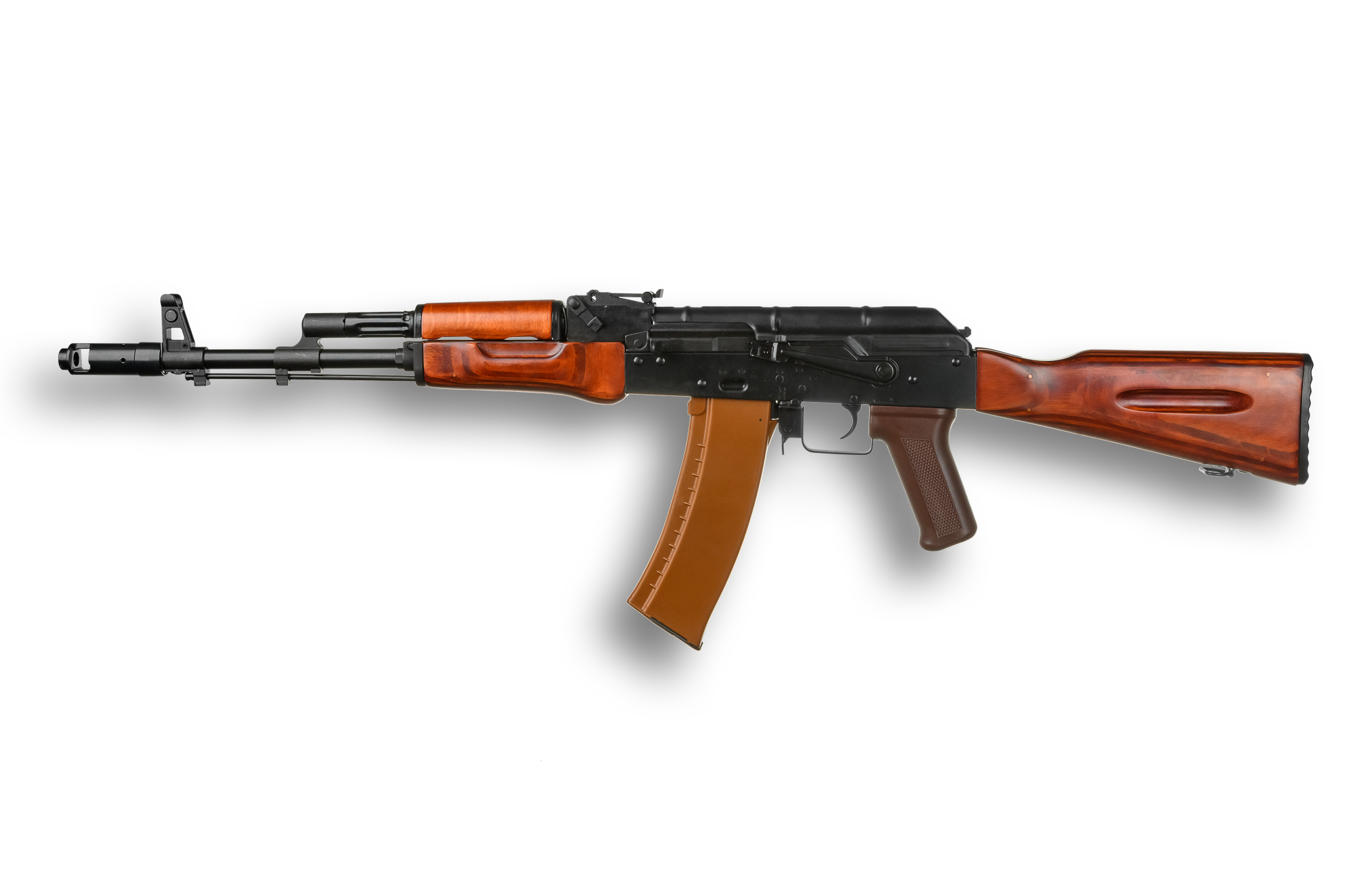 Лазерный автомат Professional АК-74 металл/дерево — инфракрасный луч