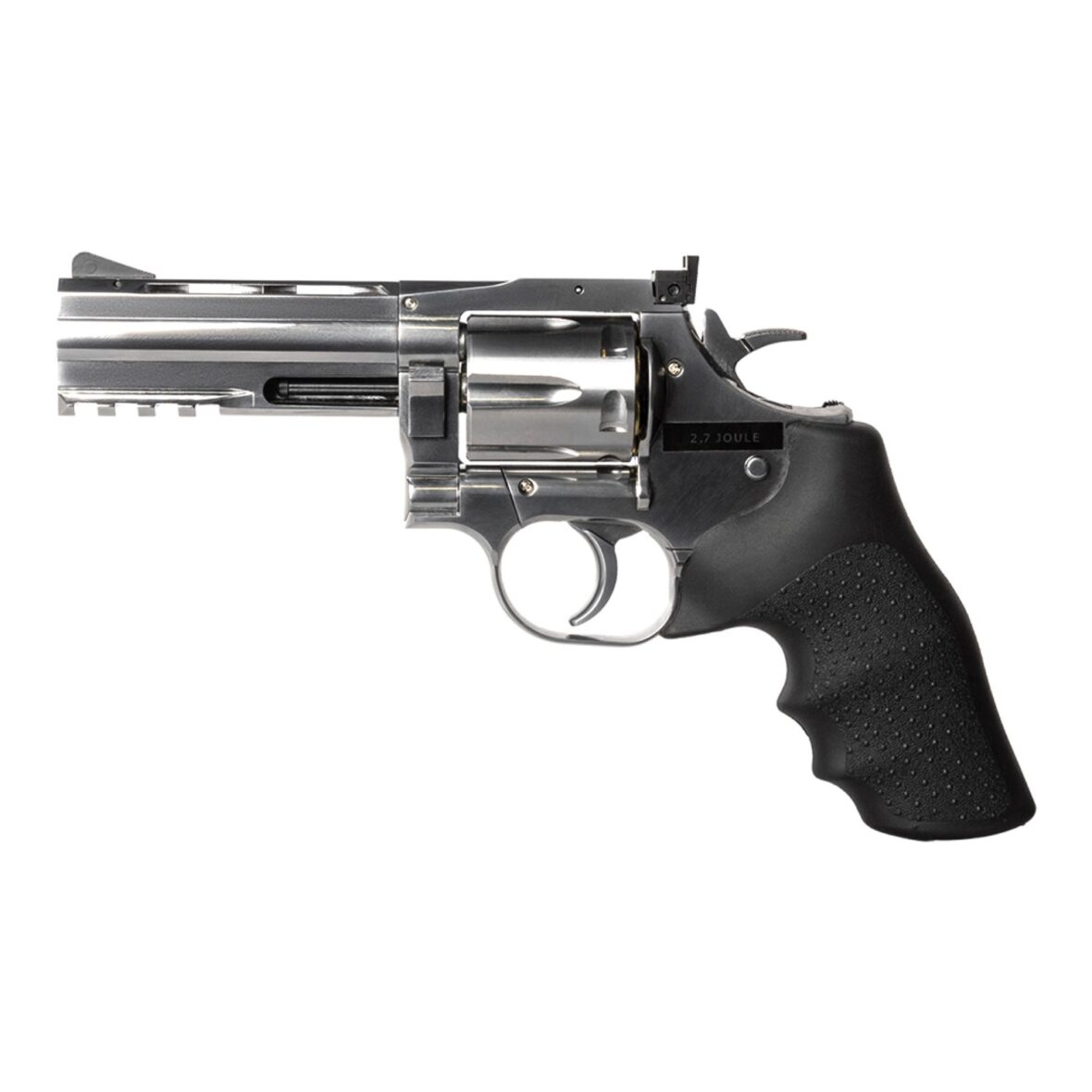 Пневматический револьвер ASG Dan Wesson 715-4 (Dan Wesson 2) Silver (пулевой)