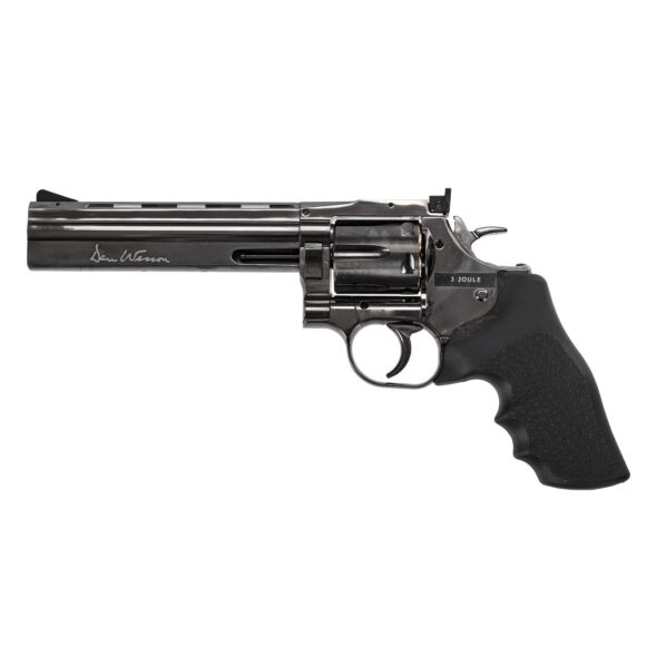 Пневматический револьвер ASG Dan Wesson 715-6 (Dan Wesson 3) Steel Grey (пулевой)