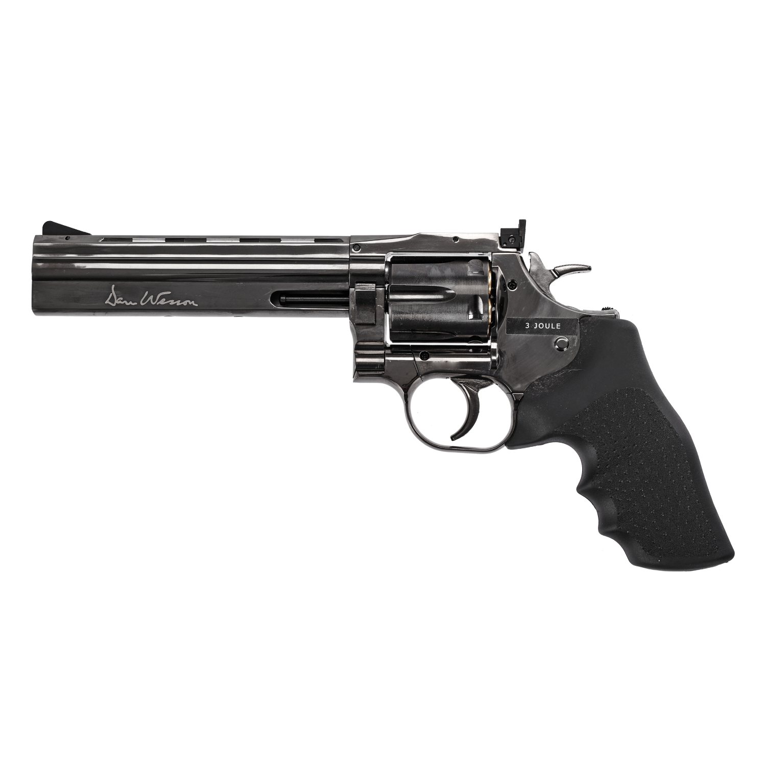 Пневматический револьвер ASG Dan Wesson 715-6 (Dan Wesson 3) Steel Grey (пулевой)